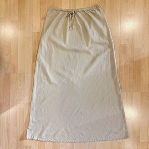 Cotton On | Desert Sage maxi skirt with drawstring waist